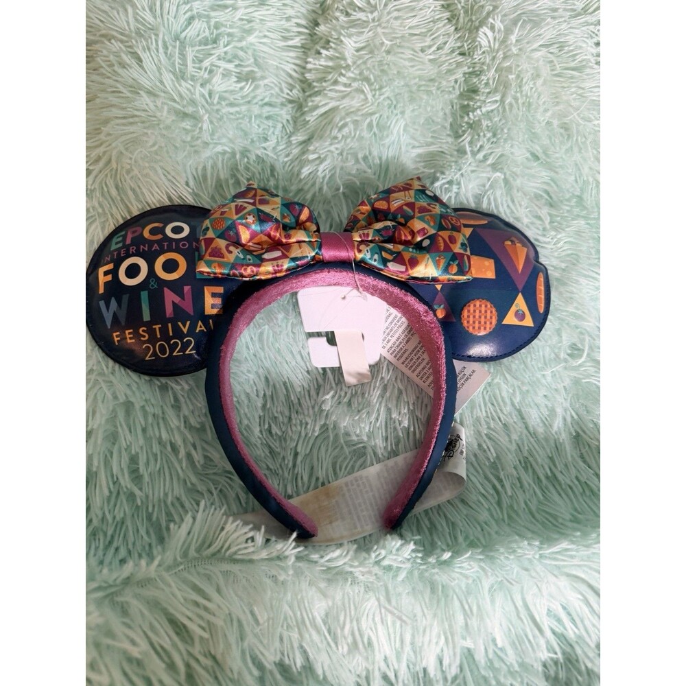 Disney Parks EPCOT Food and Wine Festival 2022 Minnie Ears Headband New